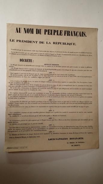 Au nom du peuple français le Président de...