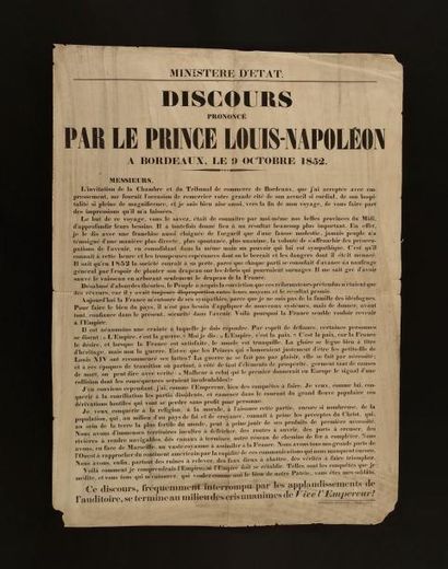 L’empire c’est la Paix Discours prononcé...