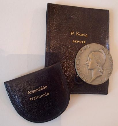 MARECHAL KOENIG Médaille de député du Maréchal,...