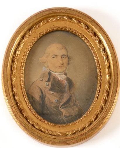 MEULEMANS Adrian (1766-1835) « Portrait d’homme...