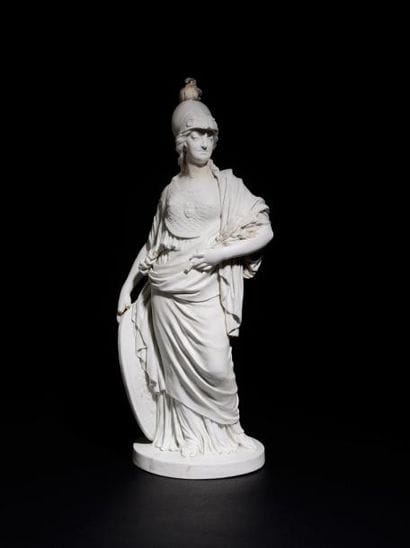 Sèvres Figure en biscuit de porcelaine dure...