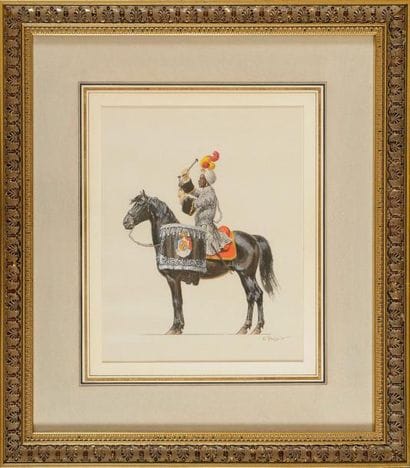 Lucien ROUSSELOT (1900-1992) « Timbalier...