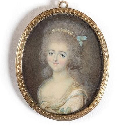 François DUMONT (1751-1831) Portrait de Louise-Marie-Adélaïde...