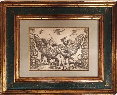 D'après RAPHAEL par Bernardo DADDI (c. 1512-1570)....