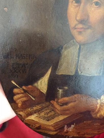 ECOLE HOLLANDAISE DU XVIIème siècle Portrait...