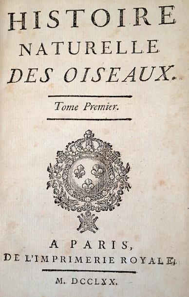 BUFFON (Louis LE CLERC comte de) Histoire...