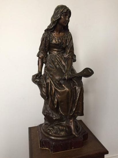 Paul Eugène MENGIN (1853-1937) Femme à la...