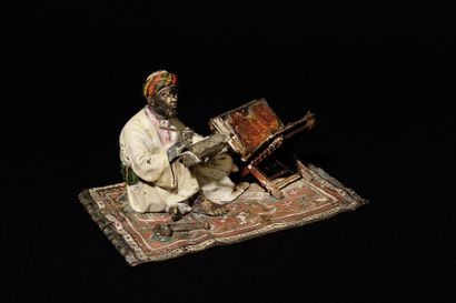 Franz Xavier BERGMANN (1861-1936) Bronze...