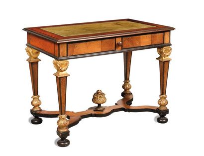 TABLE de forme rectangulaire en placage de...