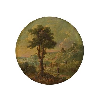 Giuseppe ZAIS, dans le goût de Paysage Panneau...