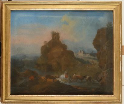Dans le goût de Jean Baptiste LALLEMAND Paysages...