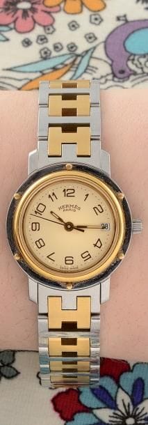 HERMES

Clipper Montre de dame

en acier...