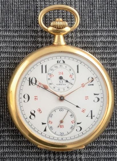OMEGA

Vers 1910

MONTRE CHRONOGRAPHE

DE...