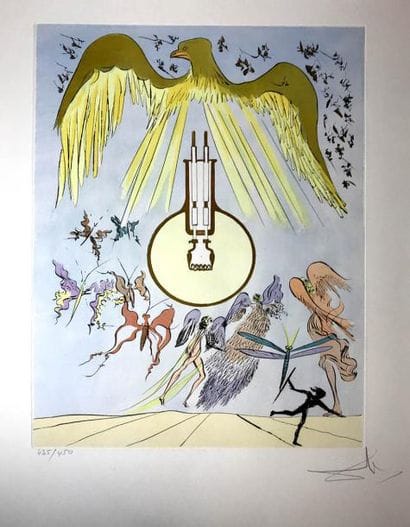 SALVADOR DALI (1904 – 1989) HOMMAGE A LEONARD...
