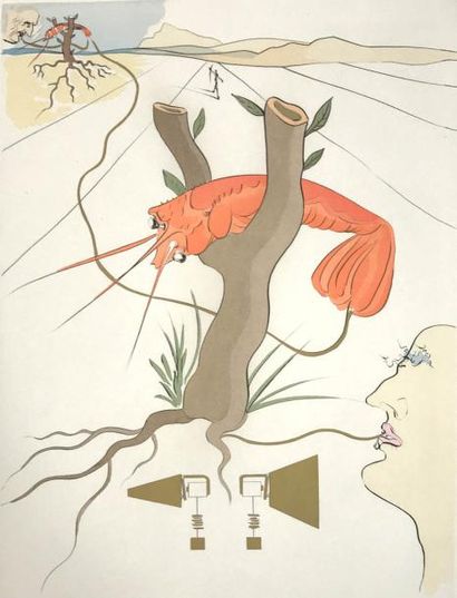 SALVADOR DALI (1904 – 1989) HOMMAGE A LEONARD...