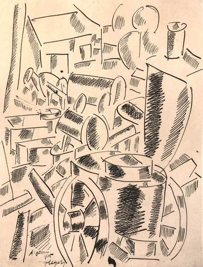 FERNAND LEGER, DOUGLAS COOPER. Dessins de...