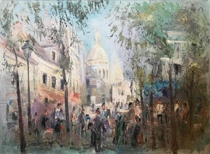 LUCIEN DESMEDT (1919-1993) Paris, Sacré-Coeur...