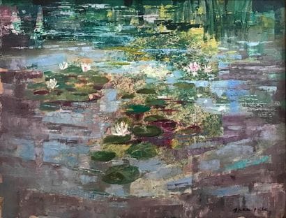 EMILIO GRAU-SALA (1911-1975) Les Nymphéas...