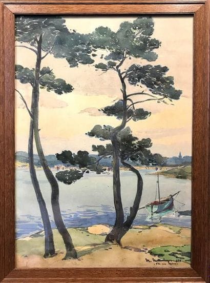 MARCEL METTENHOVEN (1891-1979) L’ile aux...