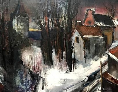 RODOLPHE CAILLAUX (1904-1989) Hiver Huile...