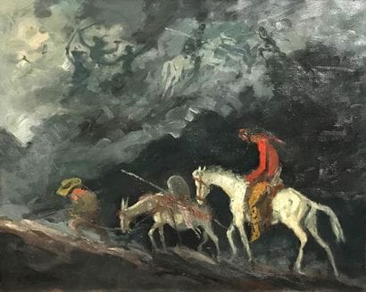 GEORGES REGNAULT (1898-1979) Le rêve de Sancho...