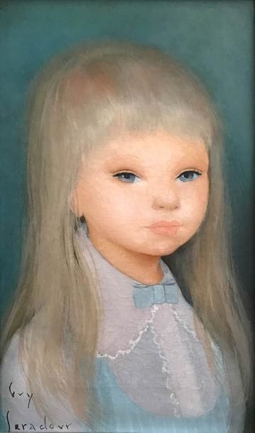 GUY SERADOUR (1922-2007) Josy Huile sur toile...