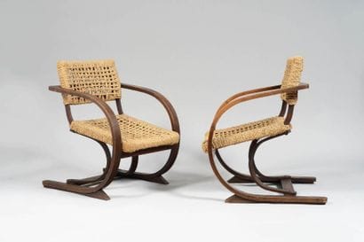 BAS VAN PELT (1900-1945) attribué à Paire...