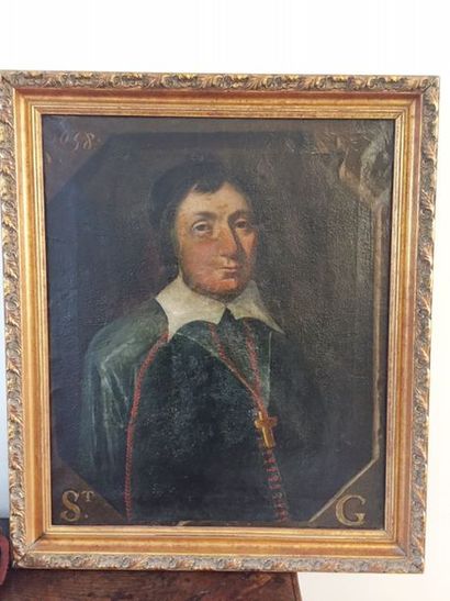 ECOLE ITALIENNE du XVIIème siècle Portrait...