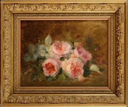 ECOLE FRANCAISE du XIXème siècle Bouquet...