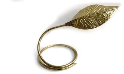 TOMMASO BARBI (XXe) Feuille Lampe de table...