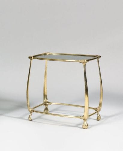 TRAVAIL DES ANNEES 1980 Petite table basse...