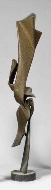 ROGER DESSERPRIT (1923-1985) Flamme Alliage...
