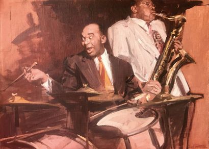 LEON ZEYTLINE (1885-1962) Emporté par le...