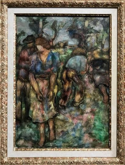 FAIBICH SCHRAGA ZARFIN (1899-1975) A la campagne...