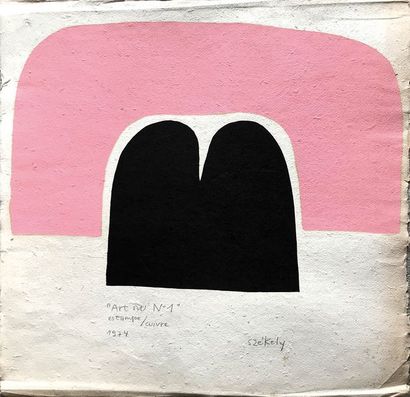 PIERRE SZÉKELY (1923-2001) Art nu N°1 Estampe...