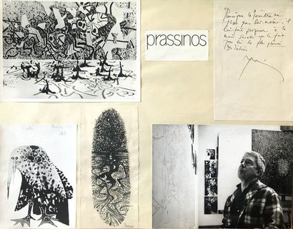 PIERRE SZÉKELY (1923-2001) Ensemble de documents...