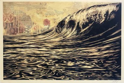 SHEPARD FAIREY (Né en 1970) Dark Wave Impression...