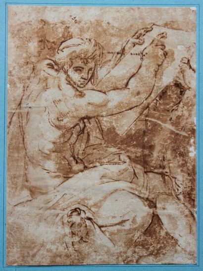 ECOLE ITALIENNE vers 1600, entourage des...