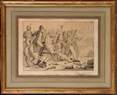 Auguste RAFFET (1804-1860). L’Empereur Napoléon...
