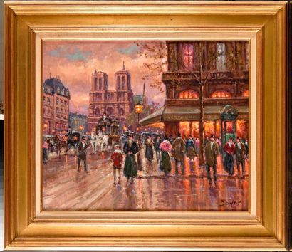 Emile BOYER (1877-1948) Notre-Dame de Paris...