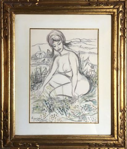 Louis TOUCHAGUES (1873-1974) Les femmes à...