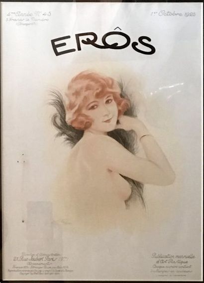 - Louis ICART (1888-1950) Femme étendue sur...