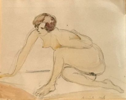 ECOLE FRANCAISE du XXème siècle Nus féminins...