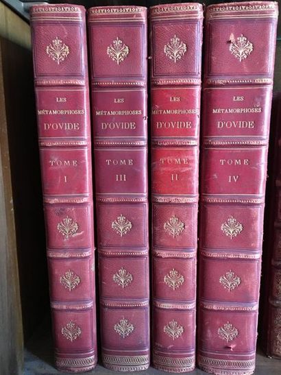 OVIDE Les métamorphoses. Paris, 1806. 4 vol....