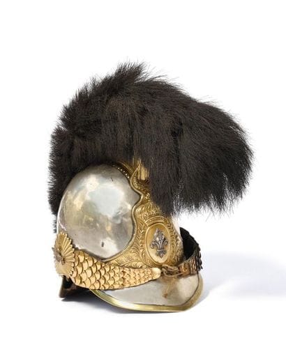 Casque d’officier supérieur de la garde nationale...