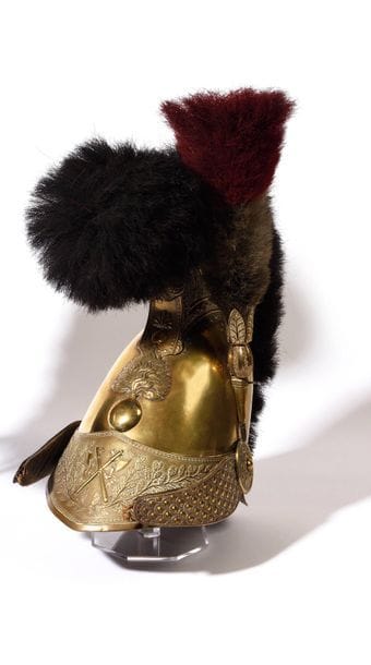 Casque modèle 1821 de sapeur pompier de la...