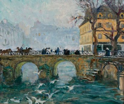 Lucien SIMON (Paris, 1861 - Sainte-Marine,...