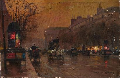 Édouard CORTÈS (Lagny-sur-marne, 1882 - 1969).
Boulevard...
