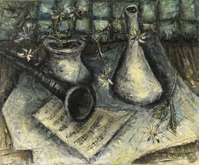 Jean-Marie GOUTTIN (1922-1987).
Nature morte...