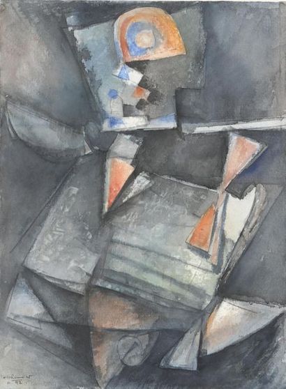 Philippe RILLON (né en 1949). 
Abstraction...